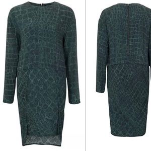 French Connection Alligator Print Dress